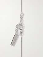 SAINT LAURENT - Logo-Detailed Silver-Tone Chain Bracelet - Silver