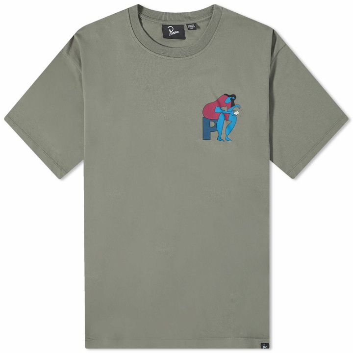 Photo: By Parra Men's Insecure Days T-Shirt in Greyish Green