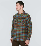 God's True Cashmere Tartan cashmere shirt