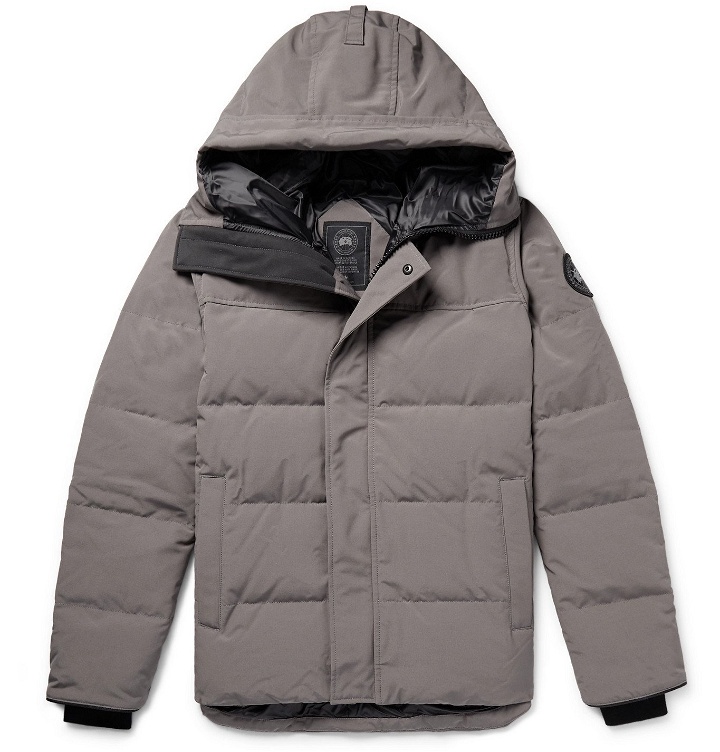 Photo: Canada Goose - MacMillan Quilted Arctic Tech Hooded Down Parka - Gray