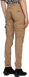 Balmain Beige Paneled Cargo Pants