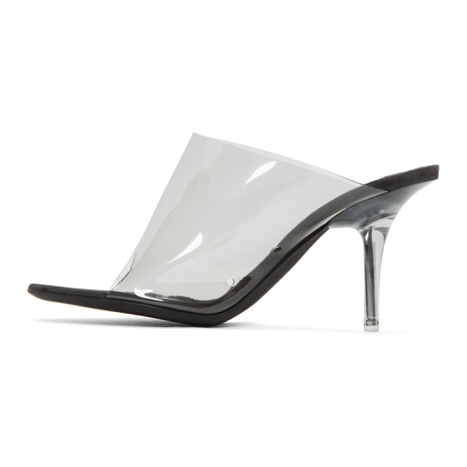 YEEZY Transparent Black PVC Heels Yeezy