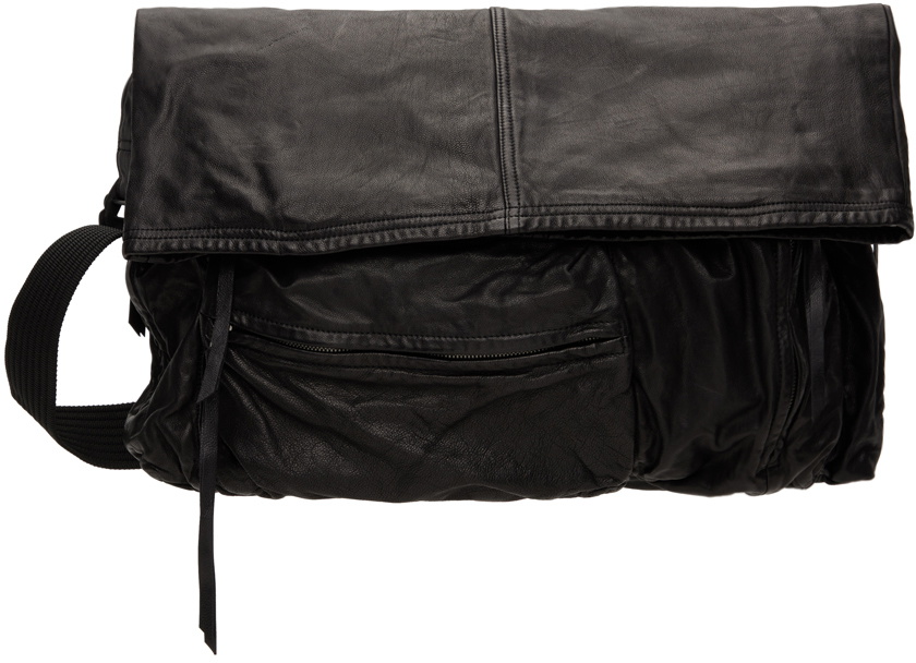 The Viridi-anne Black Canvas Messenger Bag The Viridi-anne