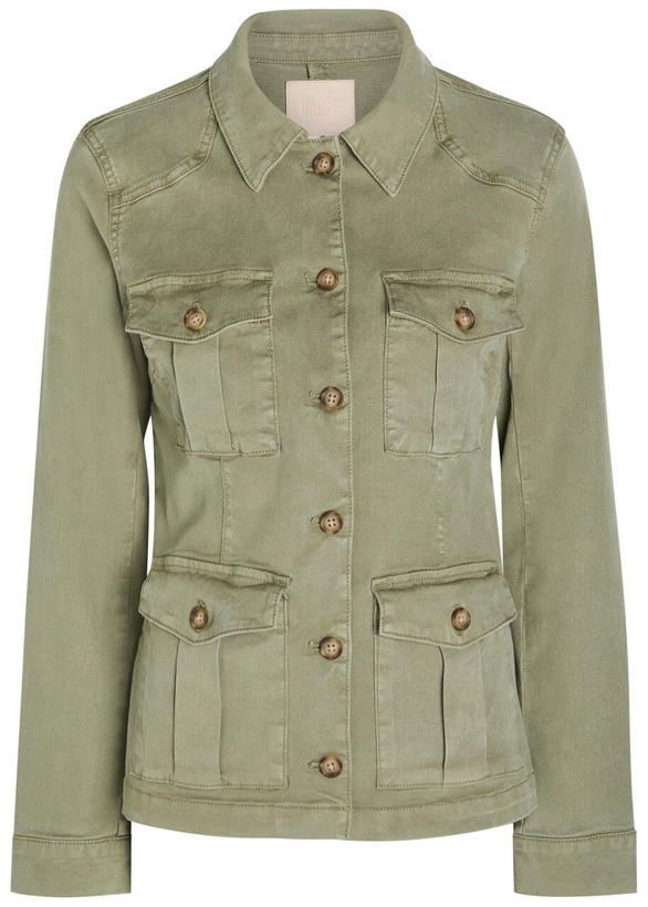 Photo: Paige Stacey Stretch-denim Jacket Green