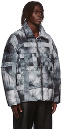 Chen Peng Black Armor Down Jacket