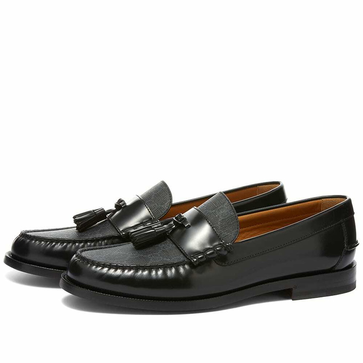 Photo: Gucci Kaveh GG Supreme Tassle Loafer