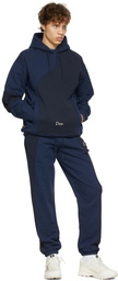 Dime Navy Cotton Hoodie