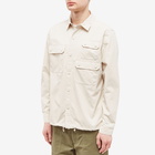 Barbour Men's Leo Overshirt in White Stone