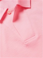 Loro Piana - Cotton-Piqué Polo Shirt - Pink