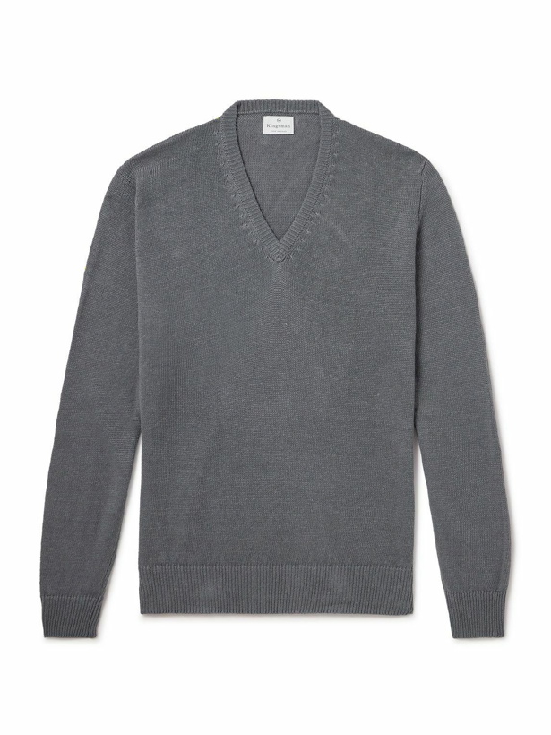 Photo: Kingsman - Linen Sweater - Gray