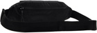 Hugo Black Embossed-Logo Belt Bag
