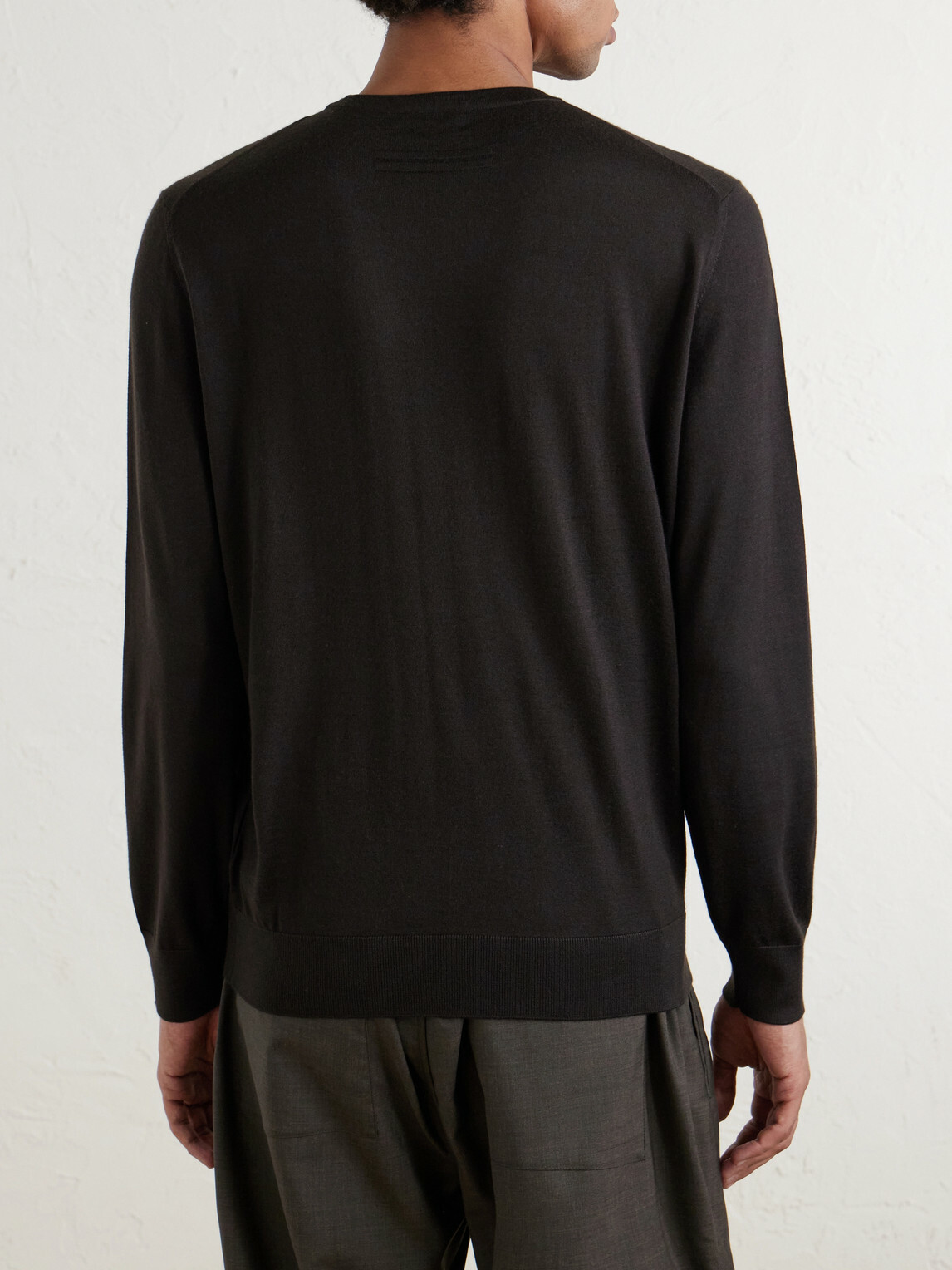 Zegna - Cashmere and Silk-Blend Sweater - Brown