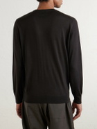Zegna - Cashmere and Silk-Blend Sweater - Brown