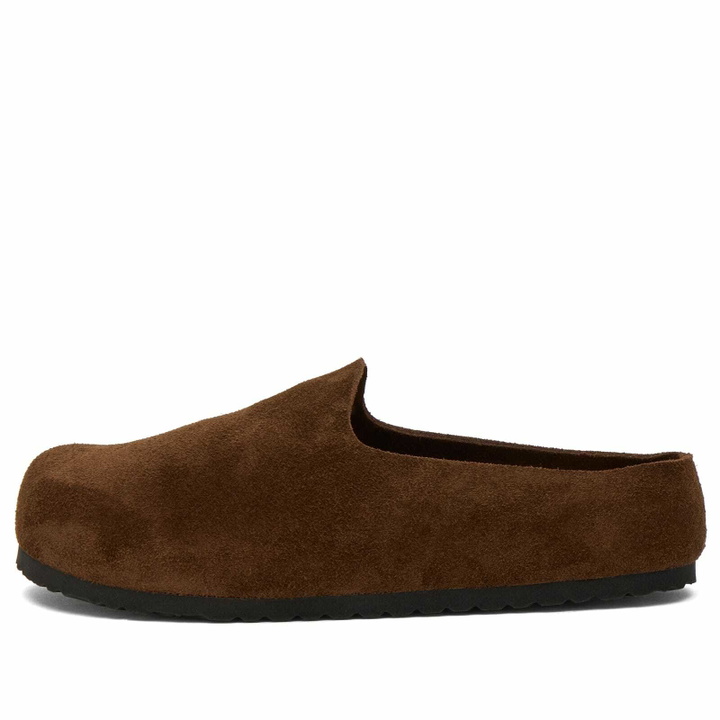 Photo: Birkenstock Men's Amsterdam - END. Exclusive in Carafe Suede