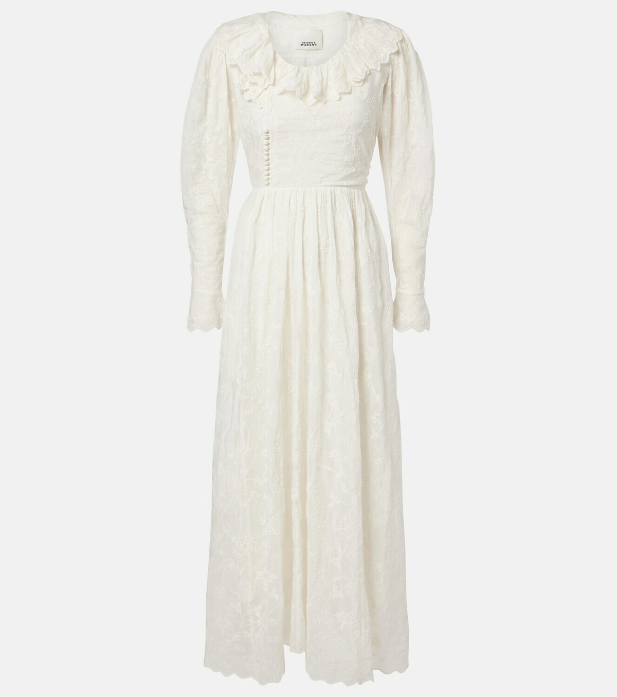 Isabel Marant Zoen floral cotton and silk maxi dress