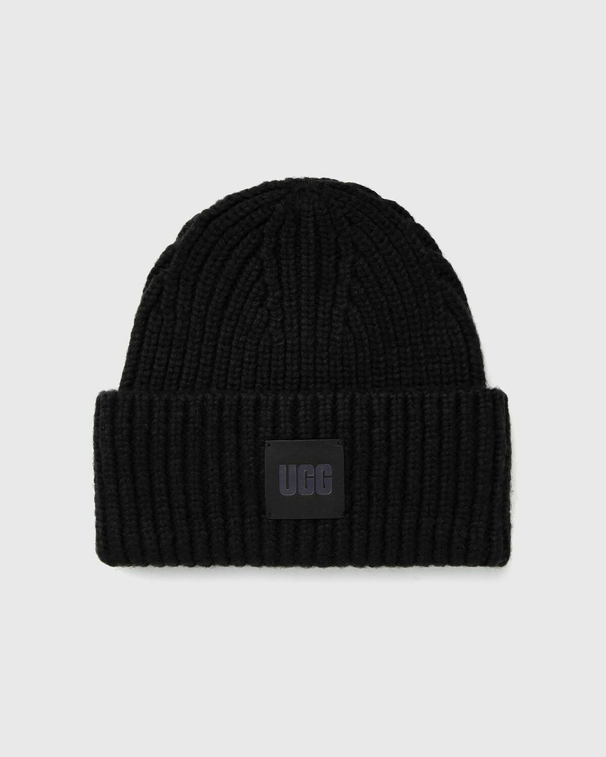 Ugg  Chunky Rib Beanie Black Beanies