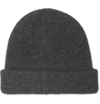 Acne Studios - Logo-Embroidered Wool-Blend Beanie - Gray