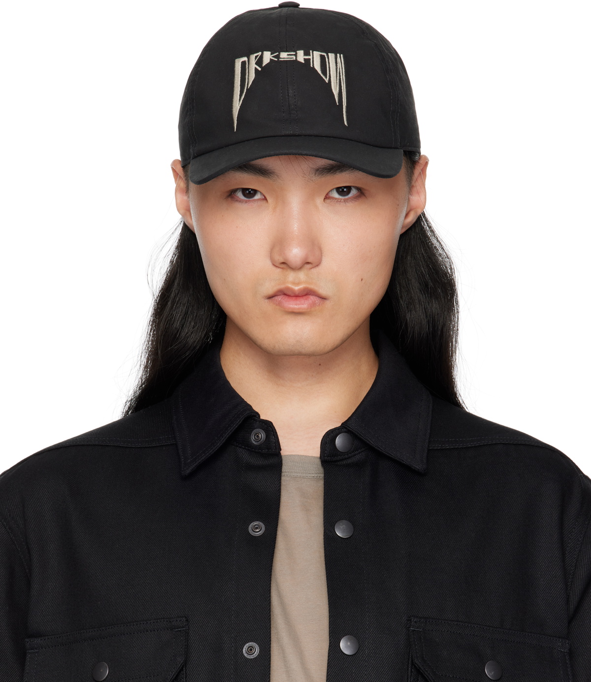 Rick Owens DRKSHDW Black Porterville Baseball Cap Rick Owens