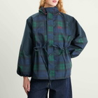 Damson Madder Women's Liu Check Raincoat in Navy