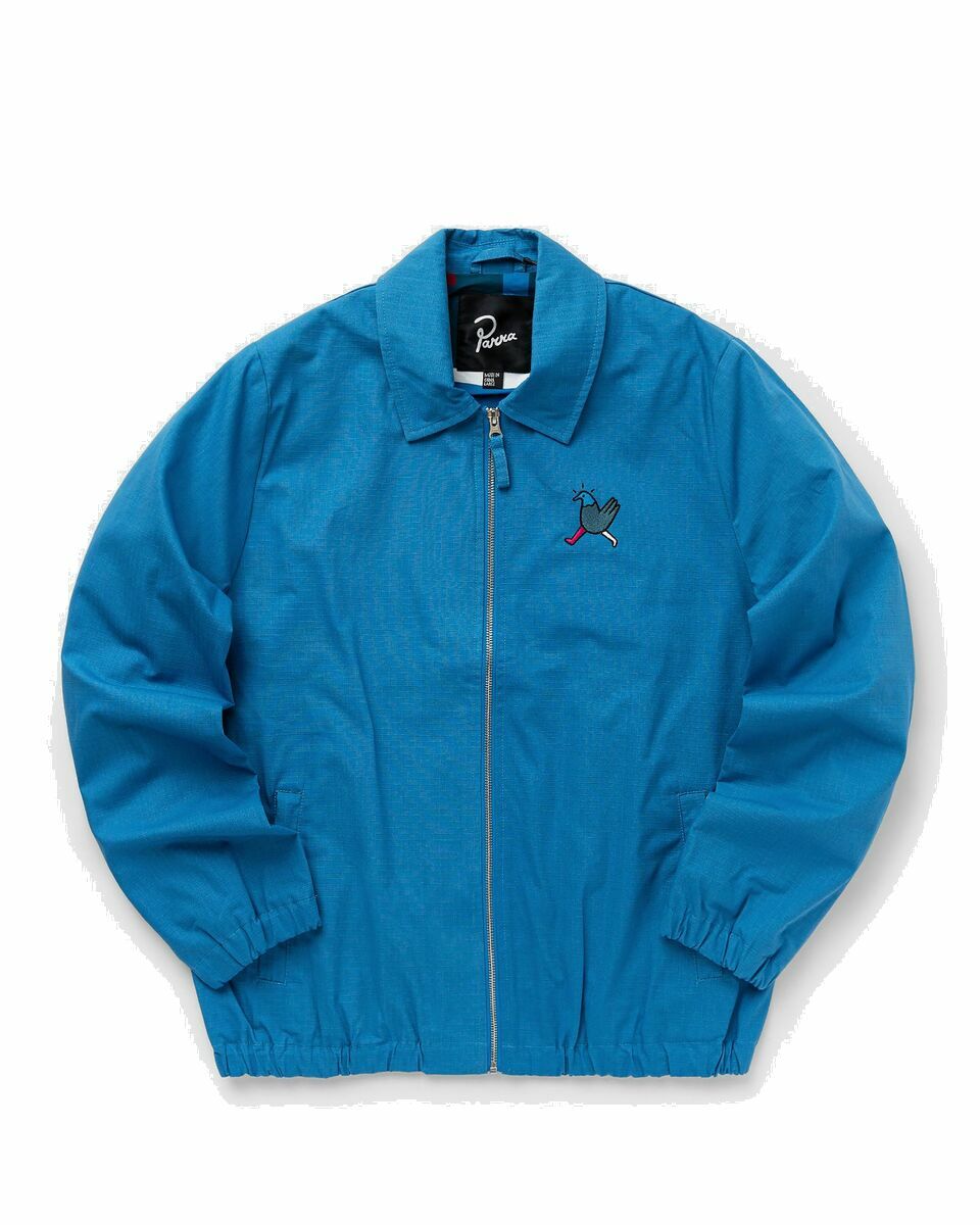 Photo: By Parra Annoyed Chicken Jacket Blue - Mens - Bomber Jackets