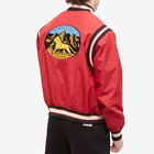 Daily Paper Men's Peregia Varsity Jacket in Jester Red/Black