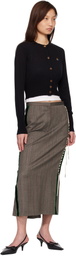 Vivienne Westwood Black Bea Cropped Cardigan