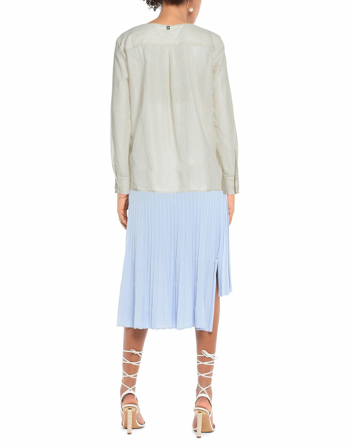 Manila Grace Womens Top in Beige