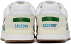 Saucony White & Green Shadow 5000 Premium Ivy Prep Sneakers