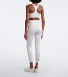 Adidas by Stella McCartney Logo leopard-print sports bra