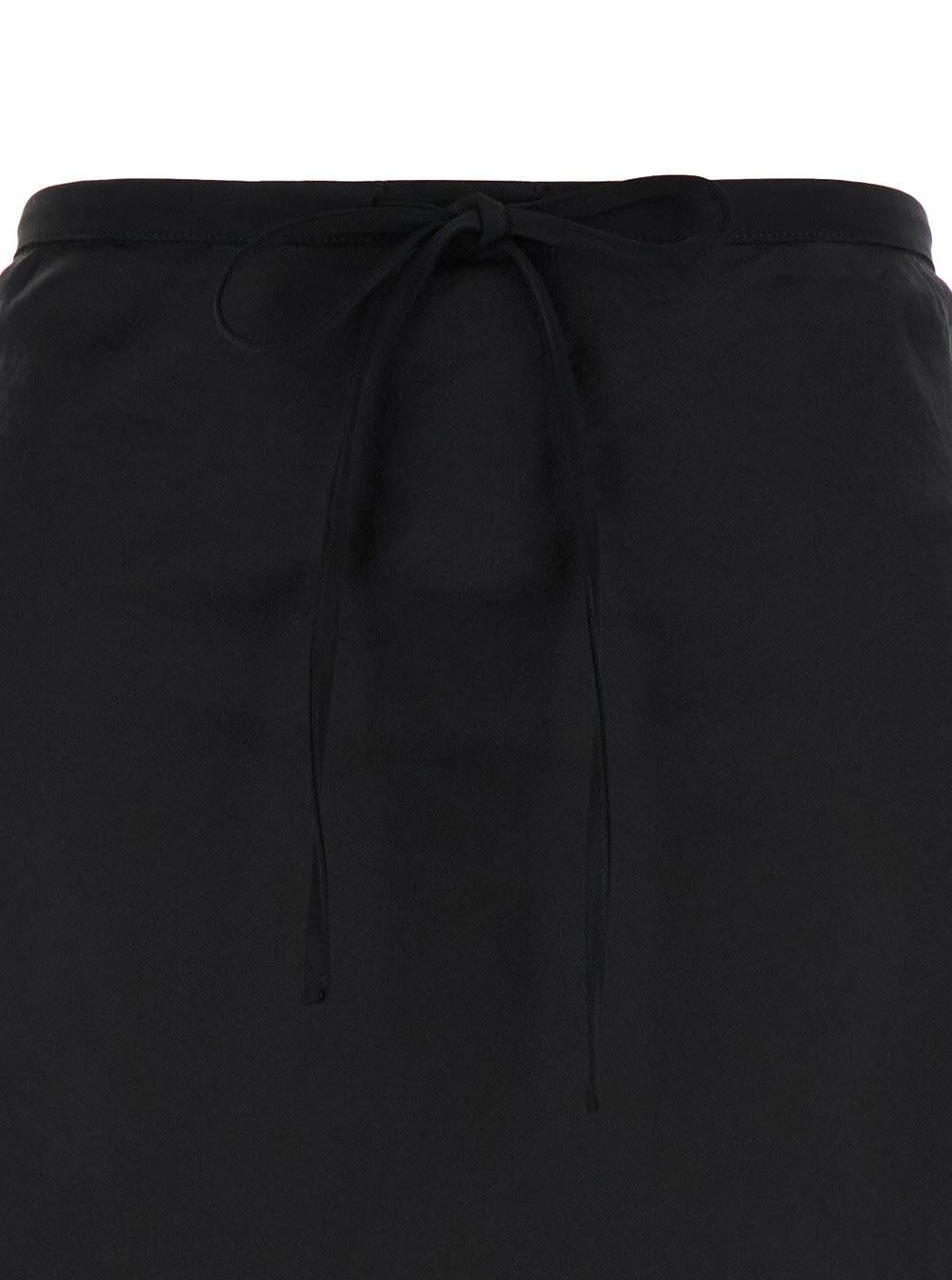 Dunst Black Double-layer Long Skirt In Viscose Blend Woman Dunst Dunst Black Double-layer Long Skirt In Viscose Blend Woman Dunst
