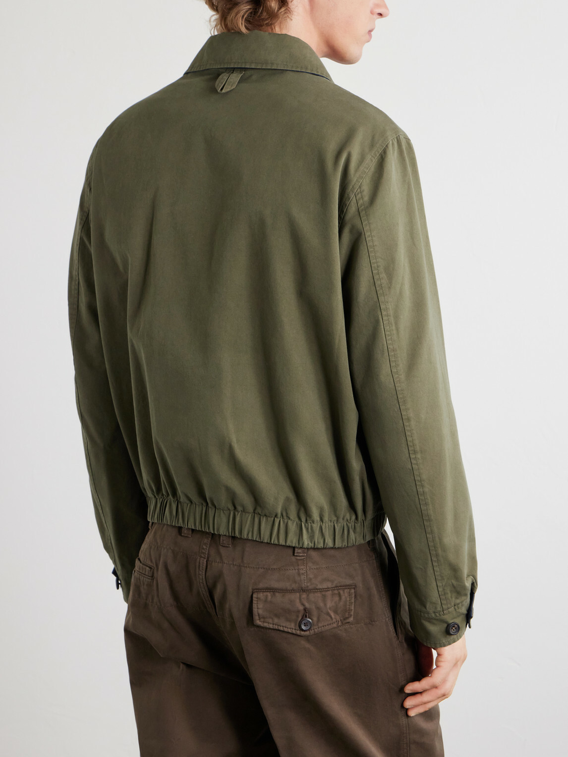 Drake's - Cotton Blouson Reversible Jacket - Green