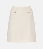 Valentino Crepe Couture VGold miniskirt