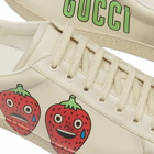 Gucci Men's New Ace Pablo Delcielo Sneakers in Ivory