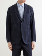 Sunspel - Cotton-Poplin Suit Jacket - Blue