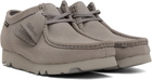 Clarks Originals Gray Wallabee Gore-Tex Derbys