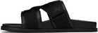 Moncler Black Mon Summer Sandals