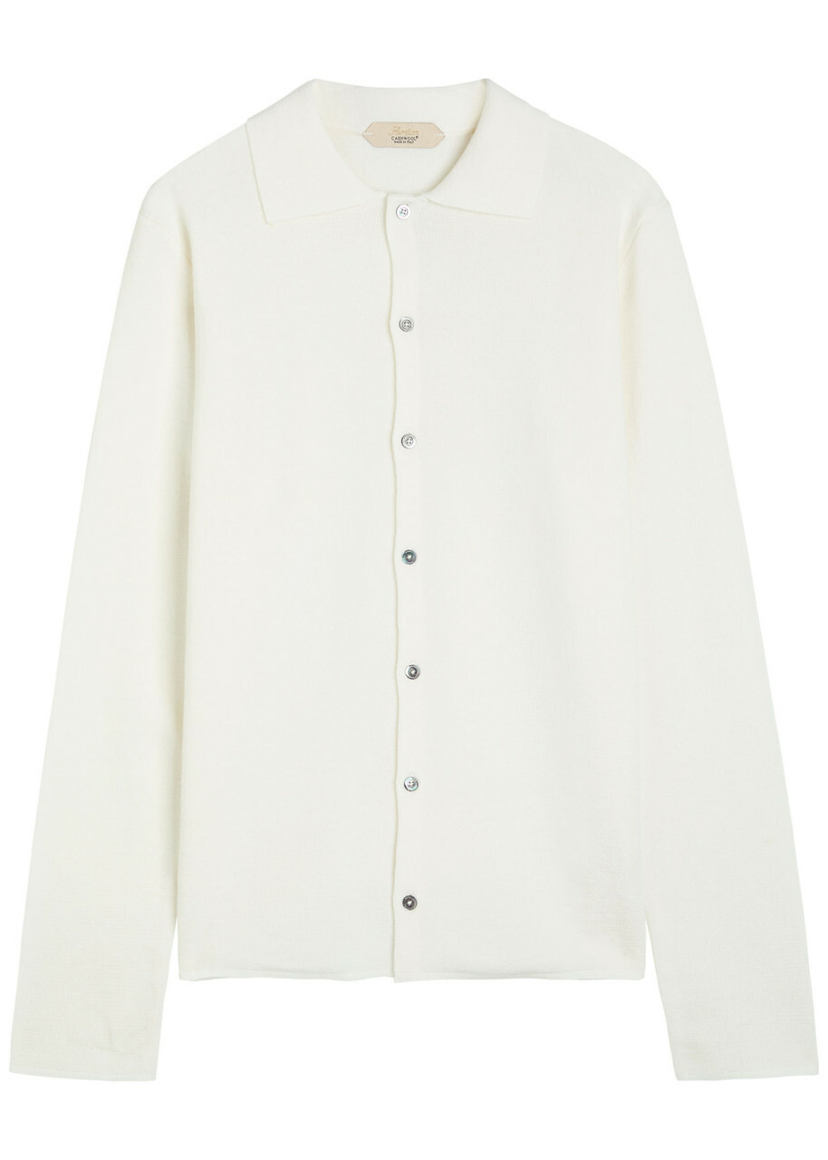 Aurélien Merino Wool Shirt Ivory
