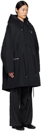 Raf Simons Black Fred Perry Edition Coat