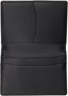 YOHJI YAMAMOTO Black Leather Card Holder