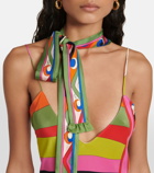 Pucci Printed silk scarf