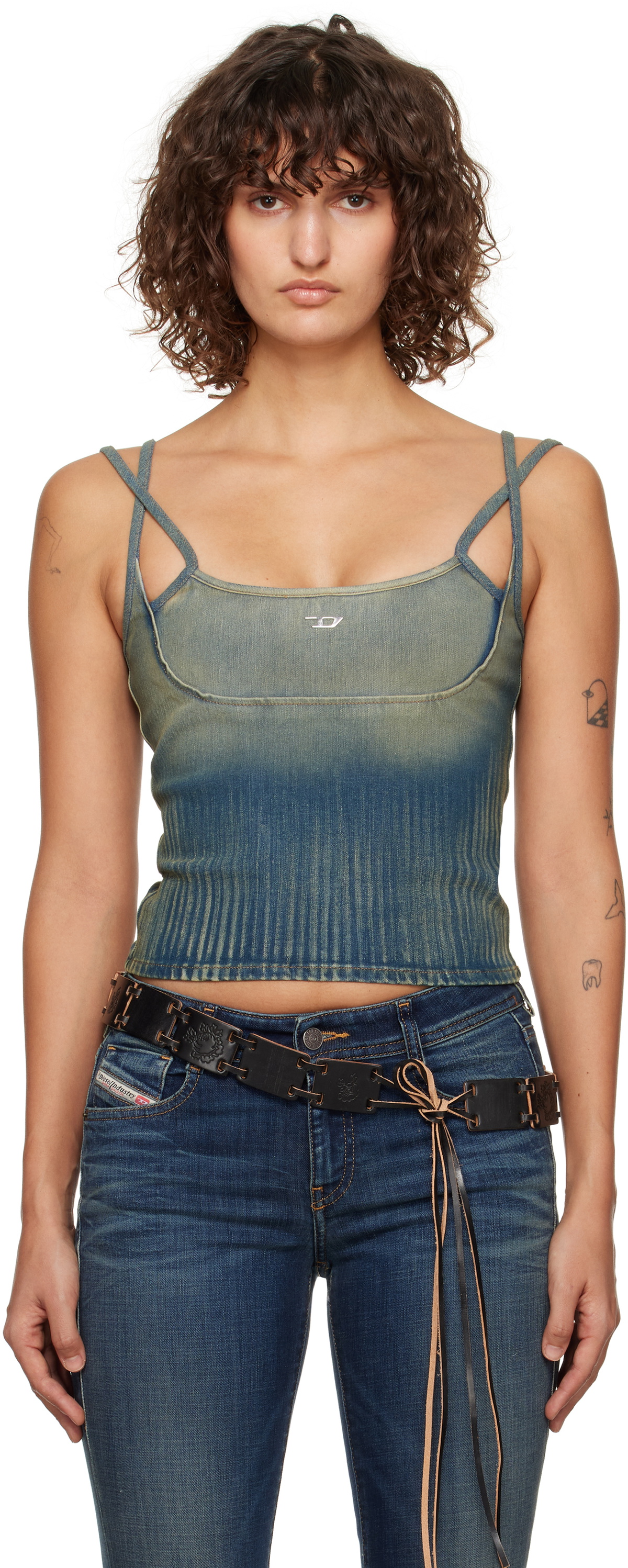 Diesel Blue De-Maddy-S Tank Top Diesel