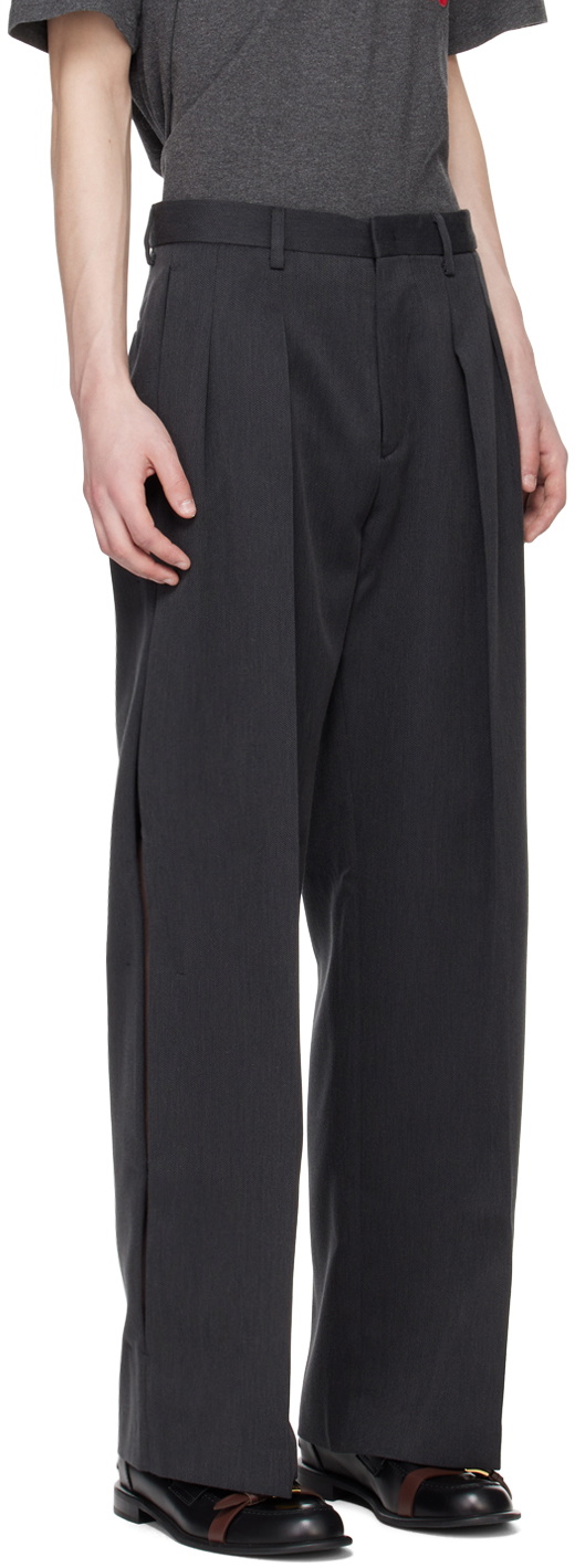 T/SEHNE SSENSE Exclusive Gray Tailored Trousers