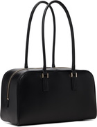 TOM FORD Black Supple Leather Zipped Small Stryke Shoulder Bag