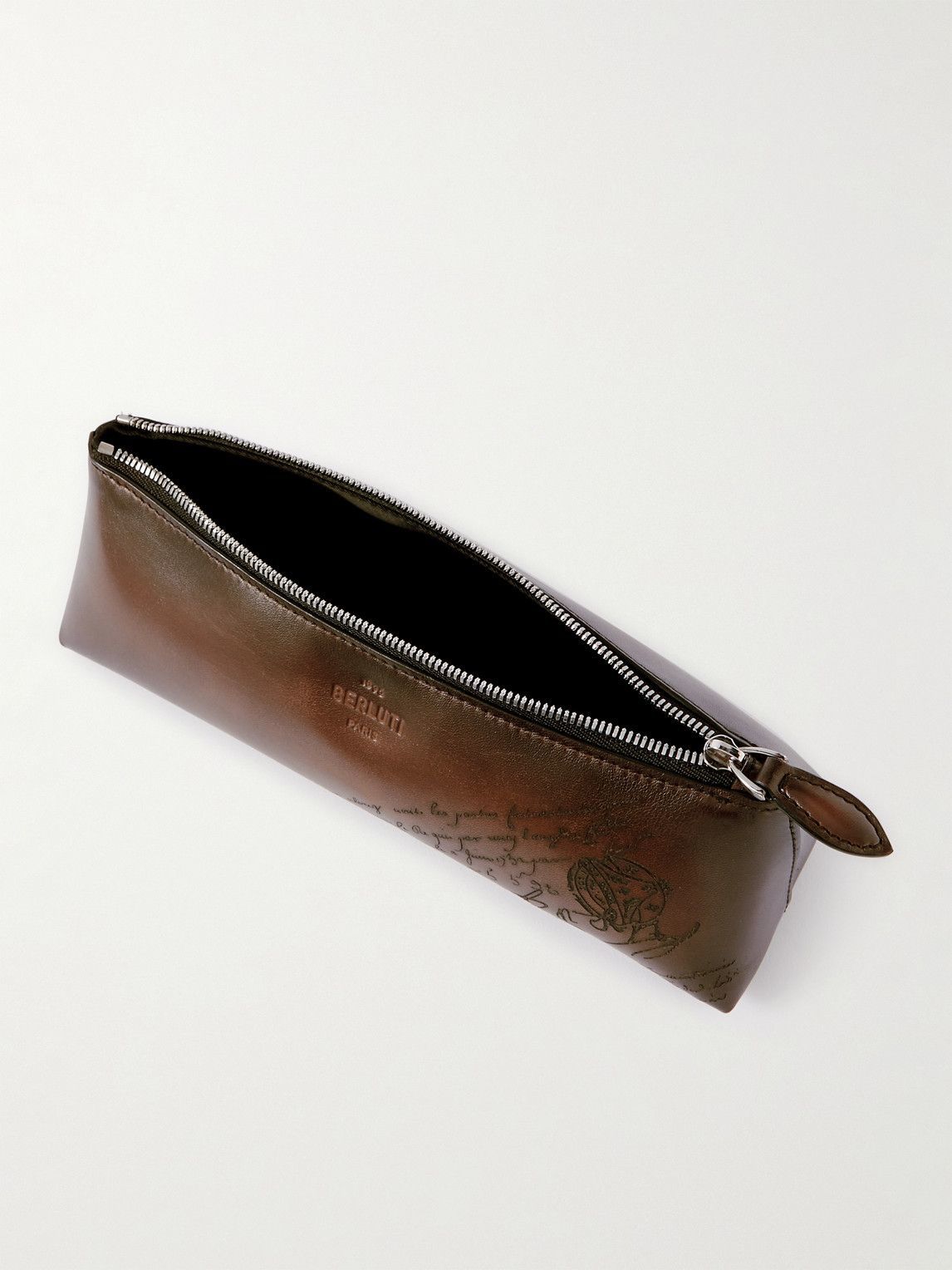 Berluti - Scritto Venezia Leather Pencil Case Berluti