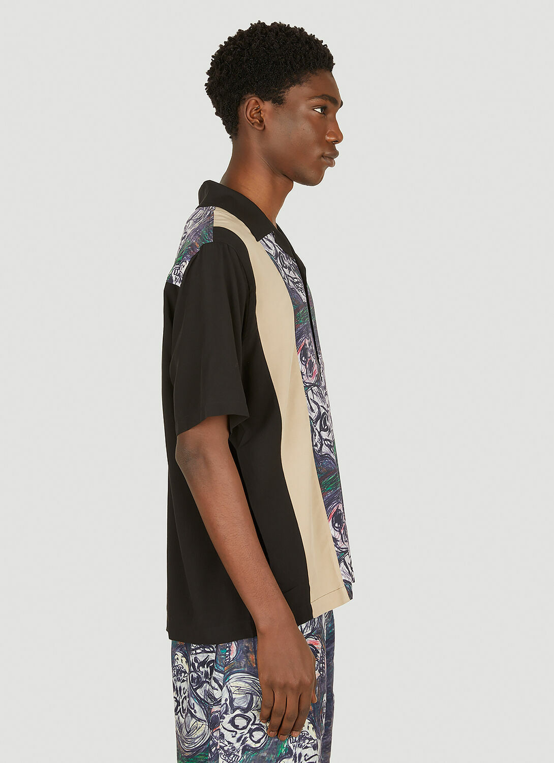 P.A.M. Skulls Bowling Shirt
