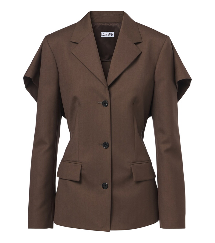 Photo: Loewe Caped wool blazer