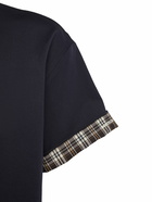 BOTTEGA VENETA Double Layer Checked Cotton T-shirt