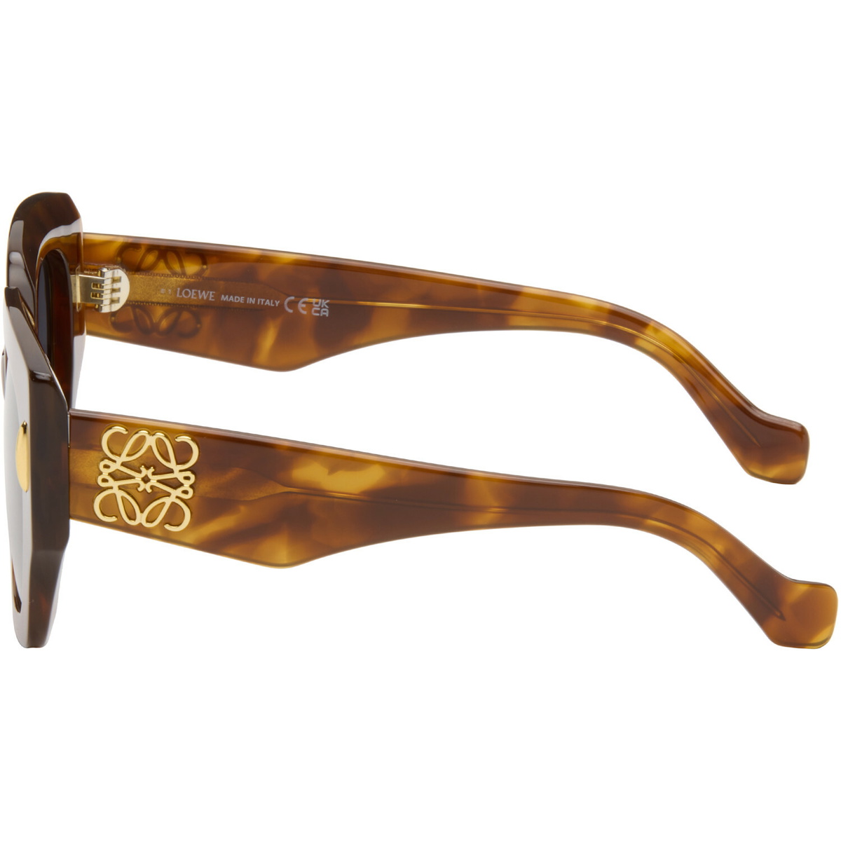 LOEWE Brown Anagram Sunglasses