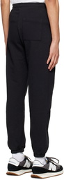 Sporty & Rich Black Cotton Lounge Pants