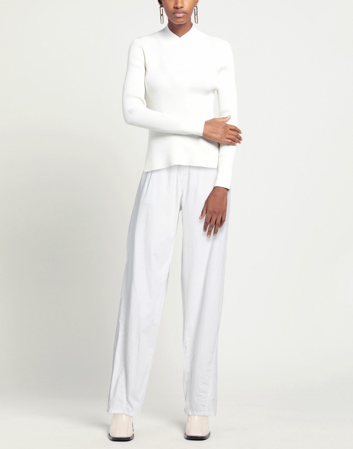 Darkpark Womens Pants in White